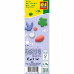 SES Creative Feel good dough - Relax (4x90gr) -This line enables the very young children, Age 1+