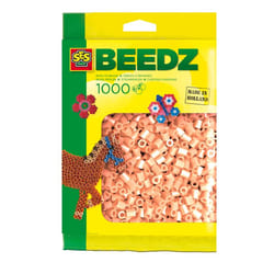 SES Creative Beedz Iron on beads 1000 salmon pink
