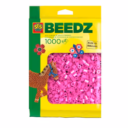 SES Creative Beedz Iron on beads 1000 neon pink, Fuse bead, 1000 pc(s), Pink, Boy/Girl, 5 yr(s), 12 yr(s)