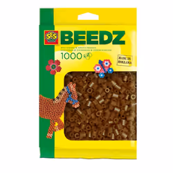 SES Creative Beedz Iron on beads 1000 dark brown, Fuse bead, 1000 pc(s), Brown, Boy/Girl, 5 yr(s), 12 yr(s)