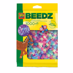 SES Creative Beedz Iron on beads 1000 mix glitter, 1000 pc(s), 5 yr(s), Boy/Girl, Child, Plastic, 1000 pc(s)