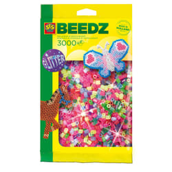 SES Creative Beedz Mix iron on beads 3000 glitter