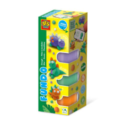 SES Creative FunDo dough - Dinos (3x90gr-1x40gr)