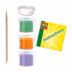 SES Creative FunDo dough - Dinos (3x90gr-1x40gr)