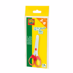 SES Creative Junior safety scissors, Child, Straight cut, Single, Red, Art & Craft scissors, Ambidextrous