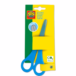 SES Creative Right-handed scissors, Child, Straight cut, Single, Blue, Stainless steel, Art & Craft scissors