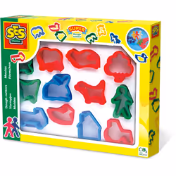 SES Creative Dough cutters 12 pieces, 2 yr(s), 12 x dough Cutters