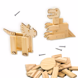 SES Creative Woodwork set - Dinosaurs - Additional view 4