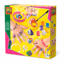 SES Creative Rings and bracelets, Children's jewellery making set, 6 yr(s), Multicolour, 1 pc(s)