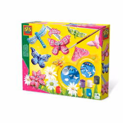 SES Creative Casting and painting - Butterfly and glitter, Children's casting/painting kit, 5 yr(s), Multicolour