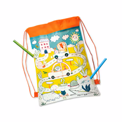 SES Creative Activity travel backpack - Bag full of activities for on the road, 3 activities in 1, Age 3+ - Additional view 6