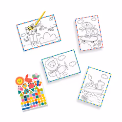 SES Creative Activity travel backpack - Bag full of activities for on the road, 3 activities in 1, Age 3+ - Additional view 8