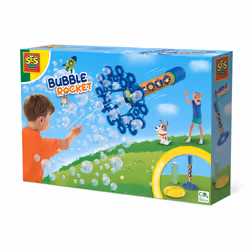 SES Creative Bubble rocket - Lots of bubbles, Super strong soap solution, Suitable for all bubble products, Easily washable, ...
