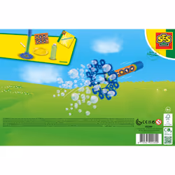 SES Creative Bubble rocket - Lots of bubbles, Super strong soap solution, Suitable for all bubble products, Easily washable, Age 3+