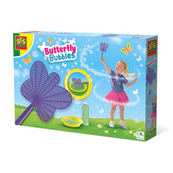 SES Creative Butterfly bubbles - Lots of little bubbles, Super strong soap solution, Suitable for all bubble products, Easily washable, Age 3+