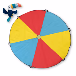 SES Creative Parachute flying tucan