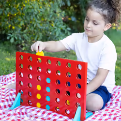 SES Creative Wooden four in row XXL