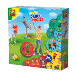 SES Creative 02343 Animal Dance Moves - Creative Play Kit for Kids Aged 3+ - Fun Movement Game -Create Your Own Dance Moves - 24 Unique Animal Cards - Encourages Physical Activity and Imagination
