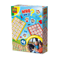 SES Creative 02406 Window Sticker Game for the Car - Creative Travel Kit for Kids Aged 3+ - Travel Games - Fun on the Road - 48 Stickers and 2 Game Boards - Reusable Stickers