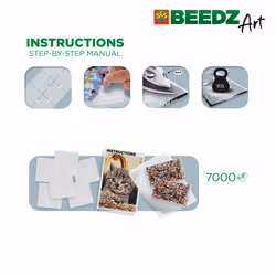 SES Creative Beedz art - Cat