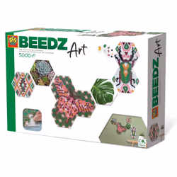 SES Creative Beedz Art - Hex tiles Botanical, 5000 pc(s), 12 yr(s), Boy/Girl, Child, Multicolour, Not for children under 36 m ...
