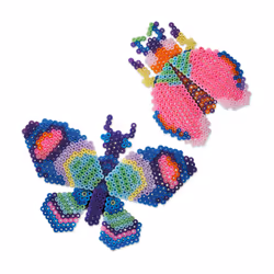 SES Creative Beedz art 06026 - Butterfly and Beetle - Fuse Beads Craft Kit for Kids and Adults Aged 12+ - Includes Pegboard and 1600 Beads - Perfect for Creating Mini House Plants - Additional view 5