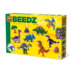 SES Creative Beedz Iron on beads - Dino world - 2100 Iron on beads, High quality, Bright colours, Age 5+, 5 yr(s), Boy/Girl, ...