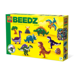 SES Creative Beedz Iron on beads - Dino world - 2100 Iron on beads, High quality, Bright colours, Age 5+