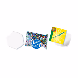 SES Creative Beedz Iron on beads - Dino world - 2100 Iron on beads, High quality, Bright colours, Age 5+