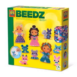 SES Creative Beedz Iron on beads - Princesses and animal friends, 1600 pc(s), 5 yr(s), Girl, Child, Multicolour, Not for chil ...