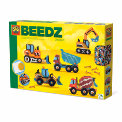 SES Creative Beedz Iron on beads - Constructions trucks