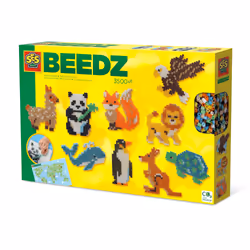 SES Creative Beedz Iron on beads - World animals, 3500 pc(s), 5 yr(s), Boy/Girl, Child, Multicolour, Not for children under 3 ...