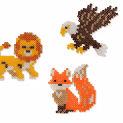 SES Creative Beedz Iron on beads - World animals