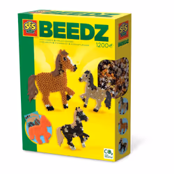 SES Creative Beedz Iron on beads - Horse, 5 yr(s), Boy/Girl, Child, Plastic, Multicolour, 1200 pc(s)