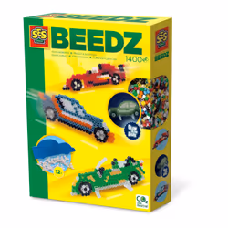 SES Creative Beedz Iron on beads - Car, 5 yr(s), Boy/Girl, Child, Plastic, Multicolour, 1400 pc(s)