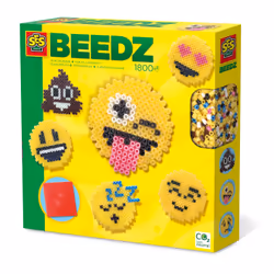 SES Creative Beedz Iron on beads - Emoticons, 1800 pc(s), 5 yr(s), Boy/Girl, Preschool, emoticons, Multicolour