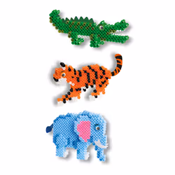SES Creative Beedz Iron on beads - Safari animals - 2000 Iron on beads, High quality, Bright colours, Age 5+ - Additional view 4