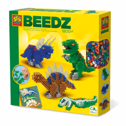 SES Creative Beedz Iron on beads - Dinos, 1800 pc(s), 5 yr(s), Boy/Girl, Child, Multicolour, Netherlands
