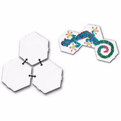 SES Creative Hexagon connectable pegboard 3x