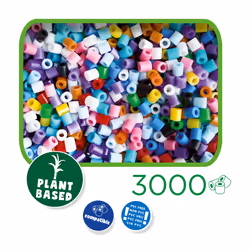SES Creative Beedz Green - Iron on beads mix 3000