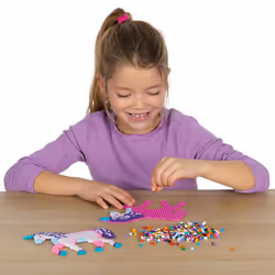 SES Creative Beedz Green - Iron on beads set unicorn