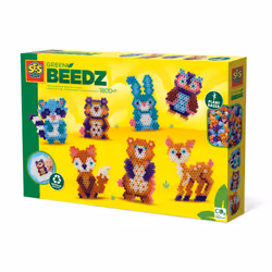 SES Creative Beedz Green - Iron on beads set forest animals, 5 yr(s), Boy/Girl, Child, Multicolour, 1800 pc(s), Not for child ...
