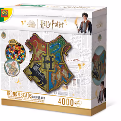 SES Creative Harry Potter Hogwarts Crest Fuse Beads DIY Set, 4000 pc(s), 3 yr(s), Boy/Girl, Child, Harry Potter, Multicolour