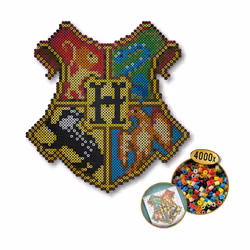 SES Creative Harry Potter Hogwarts Crest Fuse Beads DIY Set