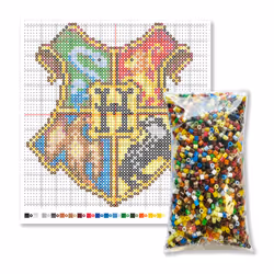 SES Creative Harry Potter Hogwarts Crest Fuse Beads DIY Set