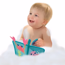 SES Creative Tiny Talents Bath book with tails