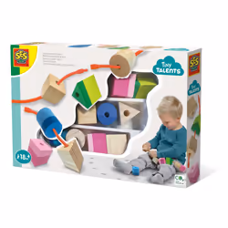 SES Creative Tiny Talents Lacing sensory beads, 1.5 yr(s), Multicolour
