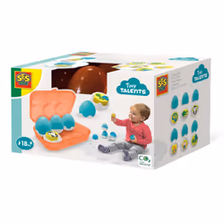 SES Creative Tiny Talents Sorting eggs, 1.5 yr(s), Multicolour