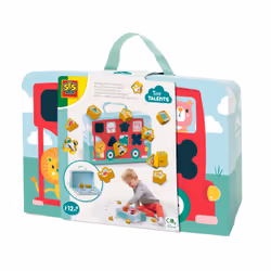 SES Creative Tiny Talents Shape sorter suitcase bus, 1 yr(s), Multicolour