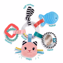 SES Creative Tiny Talents Activity play ring - Katy cat